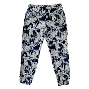 Stylish Blue and White Women's Pants